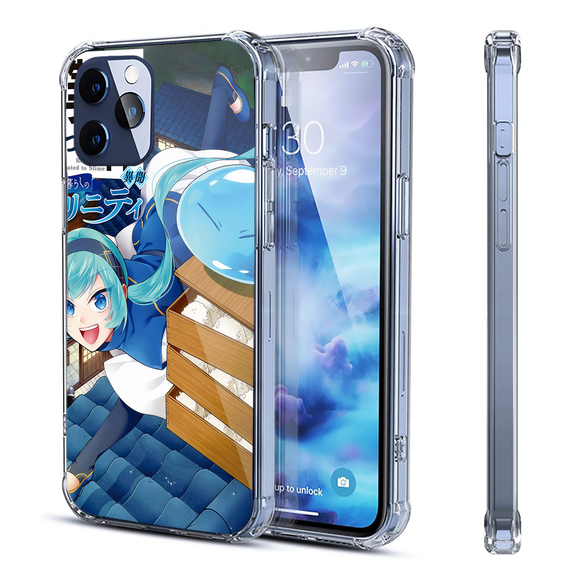 （画像用） 転スラ Regarding Reincarnated to Slime 【iPhone 12シリーズ対応】透明スマホケース（クリアソフトケース）